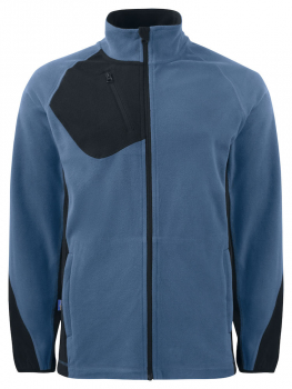 MICROFLEECE JACKE MIT KONTRASTELEMENTEN